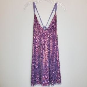 Free People Gold Rush Mini in Marina Combo --C